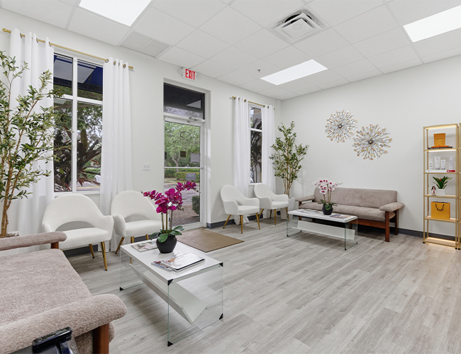 Entrance at Palm Beach Skin & Hair Restoration in Jupiter, FL